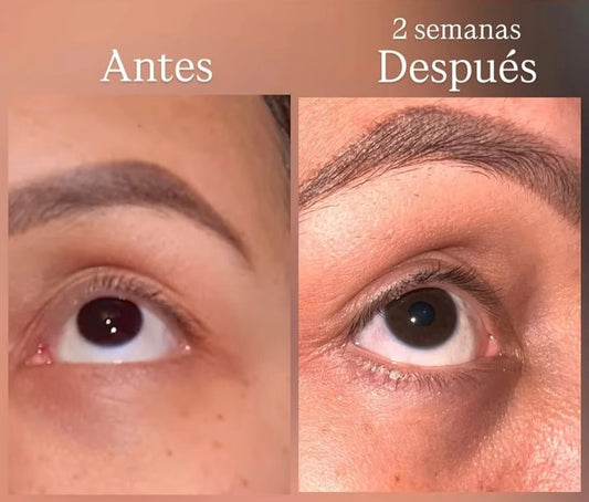 Serum natural para estimular el crecimiento de tus pestañas y la cejas